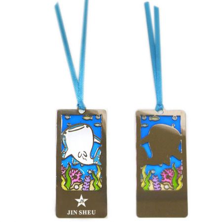 Custom Brass Etched Bookmark with Your Own Logo