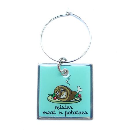 Encanto de vino - marcadores de copas de vino