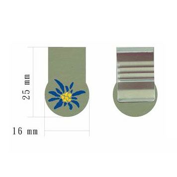 Fornecedor personalizado de marcadores de aço elástico - Marcadores de Metal Gravados