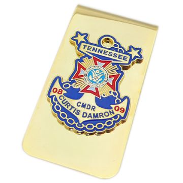 Kẹp tiền với huy hiệu mềm