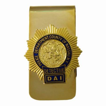 مشبك نقود بشعار مخصص