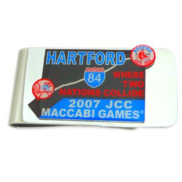 개인화된 금 돈 클립