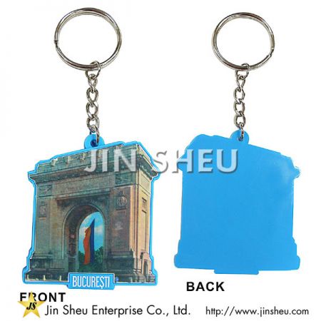 Offsettryk PVC-nøgleringe