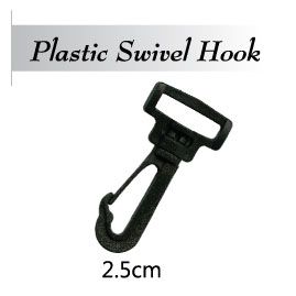 Lanyard with Plastic Clamshell and Plastic Swivel Snap