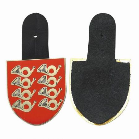 Tilpas MICO læder Badge holder lodrette stilarter