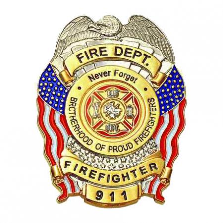 Badges de pompier - Badge de pompier personnalisé de haute qualité