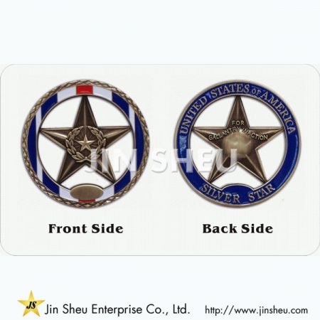 Silver Star Challenge Coin