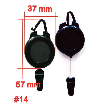 Móc khóa dây đeo thẻ có thể thu gọn - 57 x 37mm