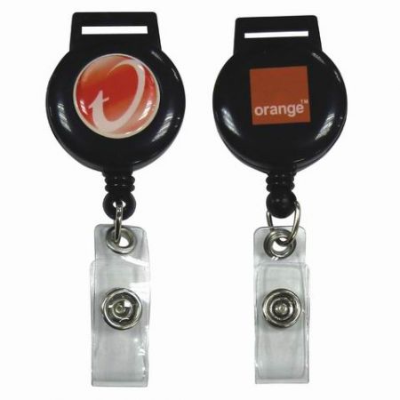 Retractable Badge Reel -Dia 32mm, Loop Top - Retractable Badge Reel -Dia 32mm, Loop Top