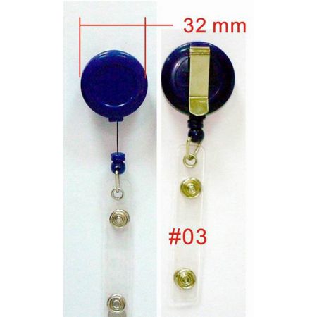 ลานยาร์ดที่ดึงกลับมาได้สำหรับถือบัตรประจำตัว