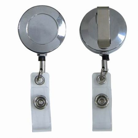 Cuộn dây chìa khóa có thể kéo - Đường kính 32mm kim loại - Cuộn dây chìa khóa có thể kéo - Đường kính 32mm kim loại