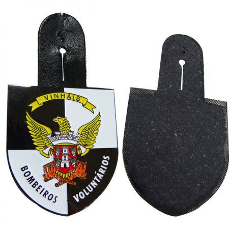 leather badge lanyard