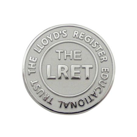 Épingle ronde en argent