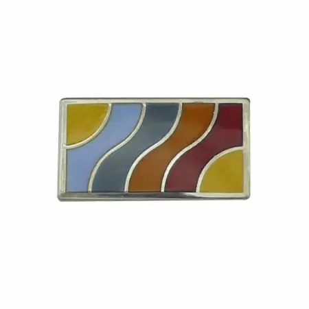 S925 Lapel Pin - Square Lapel Pin