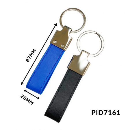 voorraad leren sleutelhanger