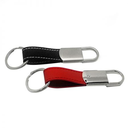 สายพวงกุญแจหนังที่มีโลโก้ที่กำหนดเอง