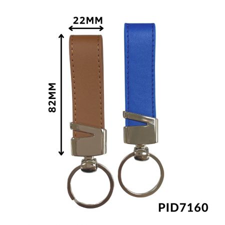 leather keychain customized