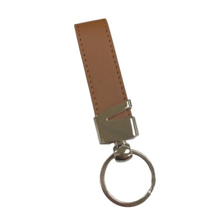 leather car keychain