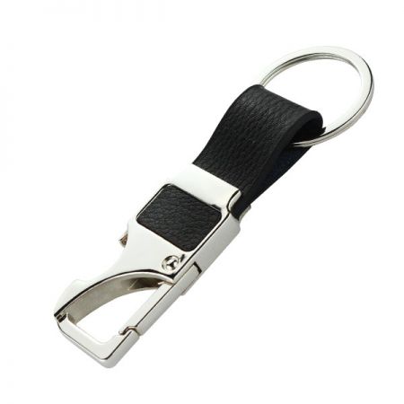 Персонализированный кожаный брелок для ключей