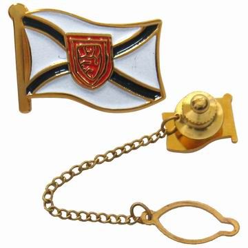 Tie Tack with Chain - Police Tie Tacks