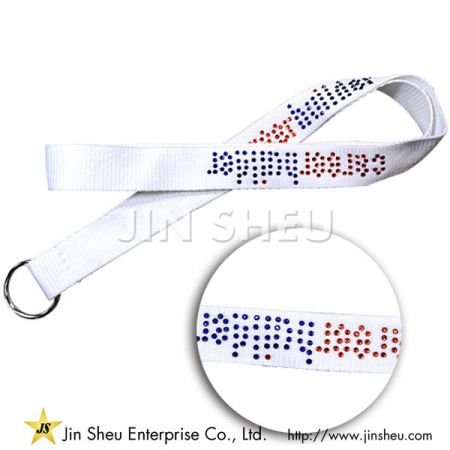 Lanyard in strass personalizzato all'ingrosso