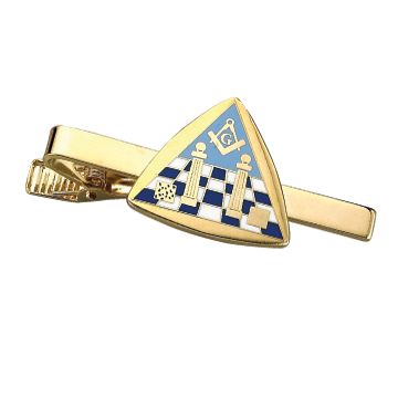 Metal Masonic Tie Bar - Custom tie Clip Gift Set