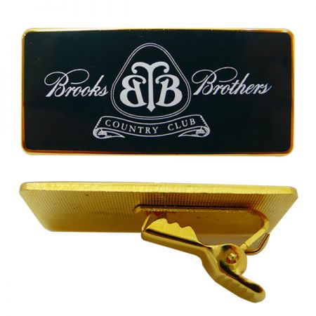 Clip de corbata de club con cierre de barra - Pasadores de corbata y barras de corbata