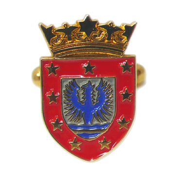 Gemelos de Escudo con Águila - Gemelos personalizados de Escudo con Águila