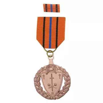 Custom Military Award-medalje med båndafdækning - Brugerdefineret Zink Legering Militær Medaljon