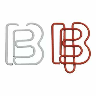 Großhandel mit bunten Büroklammern