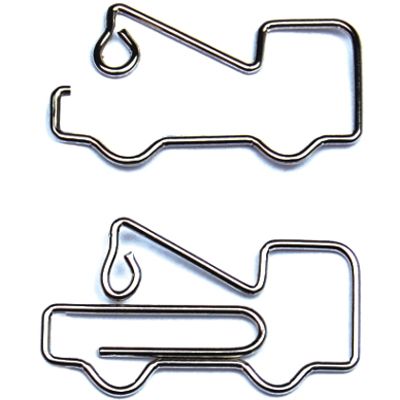 tow truck paper clip