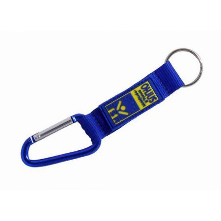 PVC 로고가 있는 물병 홀더가 달린 카라비너 랜야드