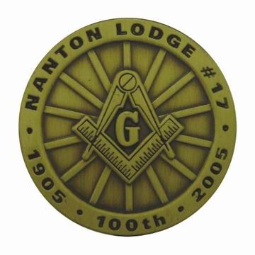 Szabadkőműves Kihívás Érmék - Mozgássérült emlékérmek