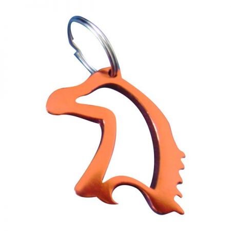 Custom Bottle Openers and Keychains - Horse Head Bottle Opener Keychain