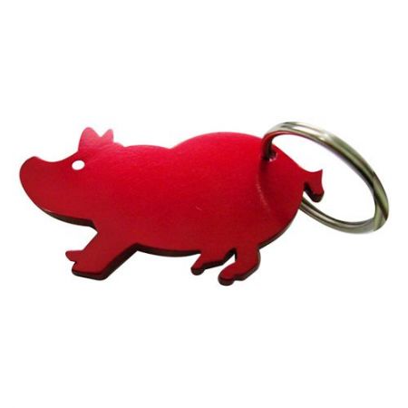 Pig Bottle Opener Keychain