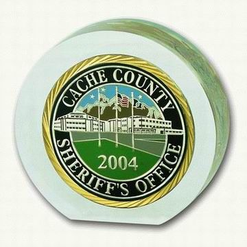 Round Shape Paper Weight - Round Shape Paper Weight