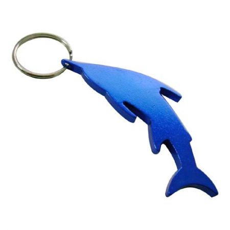 Dolphin key ring - aluminum opener
