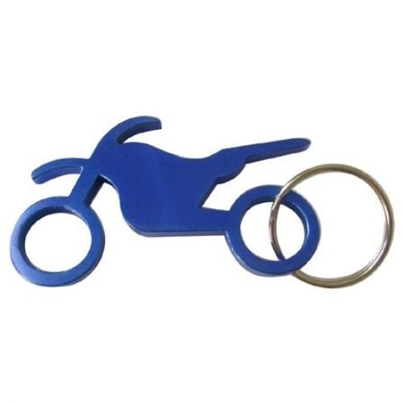 Custom motorcycle keychains - aluminum opener keychain