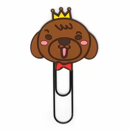 Custom-branded PVC Topper Paper Cilps - Cute PVC Bookmark Paper Clip