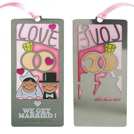 personalized bookmark wedding favors