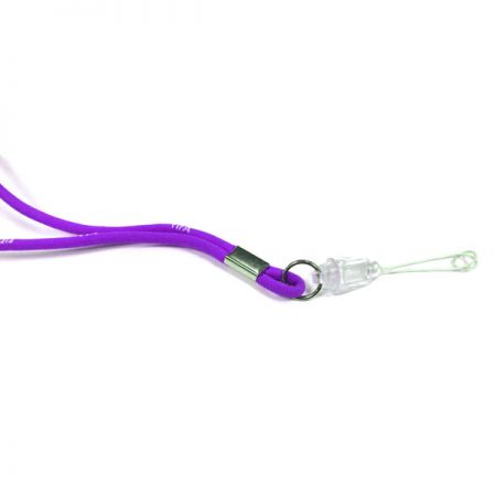 Фиолетовый шнурковый брелок