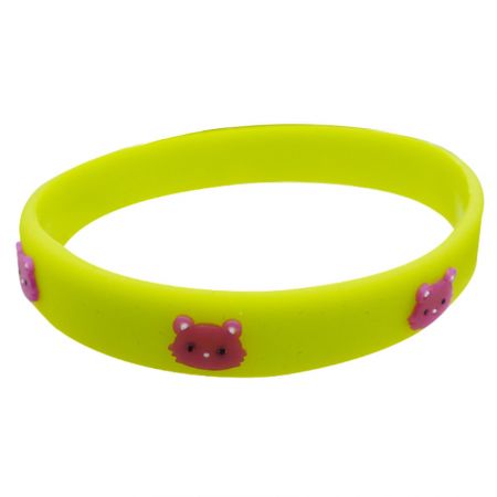 أساور سيليكون ترويجية مخصصة للشعار