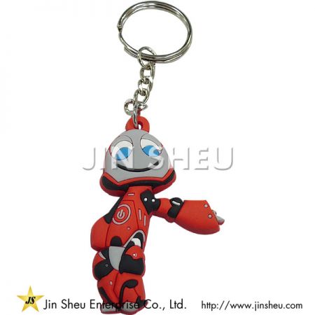 3D bløde PVC-nøgleringe - 3D bløde PVC-nøgleringe