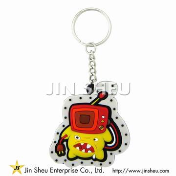Cartoon Rubber PVC Keyring