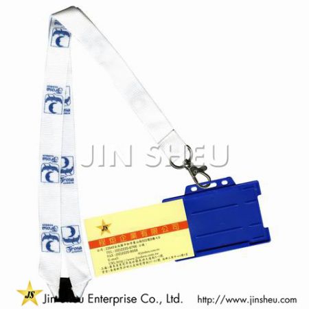 حاملات البطاقات المعتمدة بطباعة الأربطة