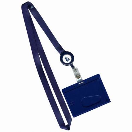 بطاقة هوية صعبة مع حبل للبطاقة قابل للسحب