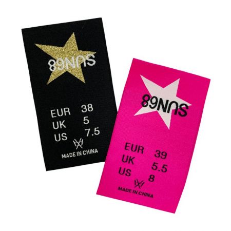 맞춤 디자인 직조 라벨 - 맞춤 직조 의류 라벨