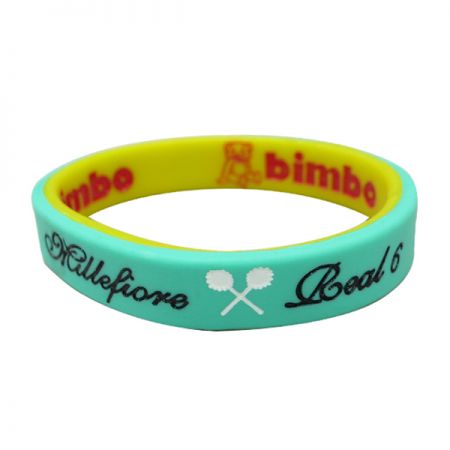 أساور سيليكون مع شعار مخصص
