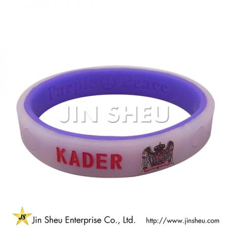 bulk siicon bracelet with custom logo