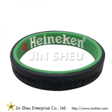 Double Sided Silicone Wristband - Double Sided Silicone Wristband